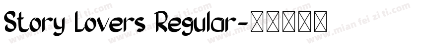 Story Lovers Regular字体转换